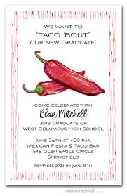 See more ideas about taco bar, mexican food recipes, food. Red Hot Peppers Fiesta Graduation Party Invitations