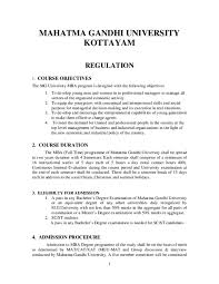 Pdf Mahatma Gandhi University Kottayam Regulation 1 Course