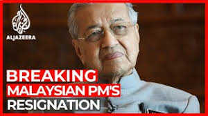 Malaysia pm muhyiddin to resign on monday, malaysiakini reports. Malaysian Prime Minister Mahathir Resigns Youtube