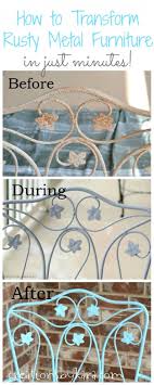Repainting wrought iron if you have wrought iron railings, patio furniture, or gates that are peeling and flaking, here's what you need to know to repaint them. How To Transform Rusty Metal Patio Furniture