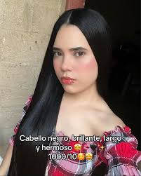 Pelo Negrito Azabache Largo