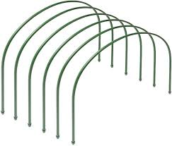 See more ideas about plant supports, garden plant supports, garden. F O T 6pcs Plant Support Garden Stakes Greenhouse Hoops Frame Tunnel 4ft Long Steel With Plastic Coated Support Hoops Support For Garden Fabric 34 7 X 20 5 Green Amazon Co Uk Garden Outdoors