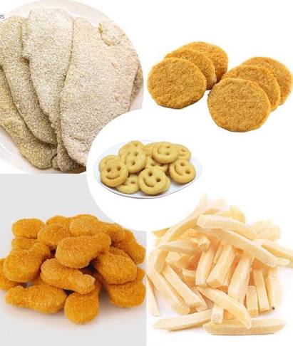 Medallones de pollo congelados x 4 + papas congeladas 500g