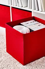 Drona Fach Rot 33x38x33 Cm Ikea Deutschland Aufbewahrung Regal Kinderzimmer Ikea Aufbewahrungsbox