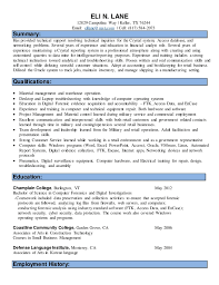 forensic science resume