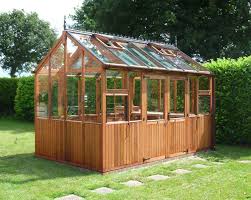 No special site prep required. Woodpecker Joinery Cedar Greenhouses Wooden Garden Buildings