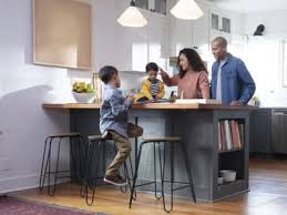 Jermaine's kitchen sticks to the muted colour theme that runs throughout the property. Carrier Residential Hvac Systems For Homeowners