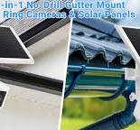 Amazon.com: 2-in-1 No-Drill Gutter Mount Bracket for Ring ...