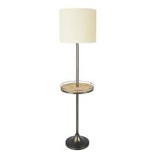 Portfolio 61 In Pewter Shelf Floor Lamp Lowes Com In 2020 Floor Lamp With Shelves Floor Lamp Lamp