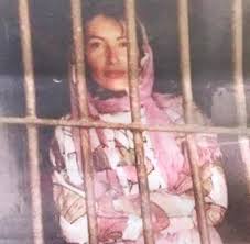 Photo—Benazir Bhutto in Sukkur Jail. Year: 1980. Source: Friday Times