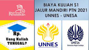 Daftar jurusan sepi peminat sbmptn unnes. Biaya Kuliah S1 Jalur Mandiri Unnes Dan Unesa 2021 Youtube