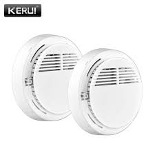 Kerui Wireless Alarm Security Smoke Fire Detector Sensor For Home House Office Gsm Sms Alarm Systems Alarm System Fire Detectors Wireless Alarm