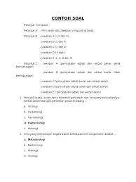 Contoh soal sebab akibat dan pembahasannya. Contoh Soal Pdf