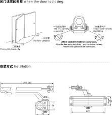 Information on how to install the door closer. Sliding Door Closer Hardware Commercial Door Closer For Fire Door China Door Closer Fire Door Made In China Com