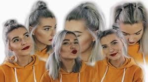 The hairstyle would be done perfectly on the 2 nd or 3 rd day hair. Six Easy Back To School Hairstyles Short Hair Lovefings Youtube