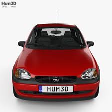 3d Model Of Opel Corsa B 3 Door Hatchback 1998 Opel Corsa Hatchback Opel