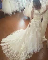 Our Consultant Erin Wearing Ivy By Chloe Our Etobicoke Location Has Some Stunning Dresses From Callista And Chlo Bride Stunning Dresses Wedding Dresses Lace