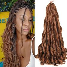 Amazon.com: ELAOGI French Curly Braiding Hair 24Inch 2Packs French Curls  Bouncy Braiding Hair Synthetic Hair Extensions Pre Streched Wavy Braiding  ...