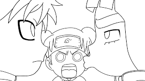 I am the handsome devil of the hidden leaf village! Garra Rock Lee And Tenten From Narutosd By Kiribaty90 On Deviantart