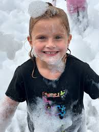 Kindergarten PBIS Foam Party fun!