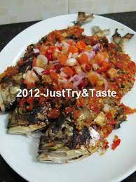 Ikan Kembung Panggang Rica Rica Siram Sambal Dabu Dabu Resep Masakan Asia Resep Ikan Resep Masakan