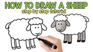 The unique combination of drawing and animation that boosts your kid's creative confidence! Learn How To Draw A Sheep Easy Step By Step Drawing Tutorial Youtube