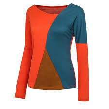 Fashion New Hot Selling Womens Round Neck Color