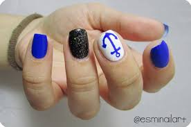 Maybe you would like to learn more about one of these? Manicura Marinera Sailor Nail Art Belleza