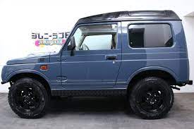 ジムニー ja22w カスタム ｎｏ 554 ランドローバー ディフェンダー 純正色 アルルブルー yc パノラミックルーフver ジムニー専門店jimnyland ジムニーランド ランドローバーディフェンダー ジムニー ディフェンダー