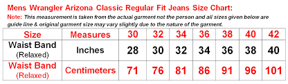 Details About Wrangler Mens Jeans Arizona Classic Regular Fit Trousers Pants All Waist Sizes