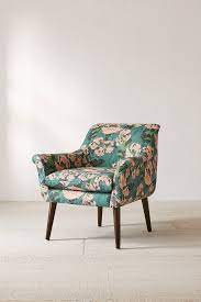 polly floral print arm chair armchair chair leather chair