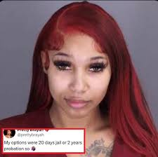 Woman goes viral after picking 20 days in jail instead of taking 2 years in  probation