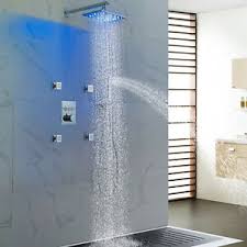 Get the best deals on rain shower heads when you shop the largest online selection at ebay.com. Dulabrahe Bath Shower Mixer Faucet Led Rain Shower Head Chrome Thermostatic Set Ebay