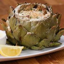 Garlic Parmesan Stuffed Artichokes Video Artichoke Recipes Recipes Veggie Dishes