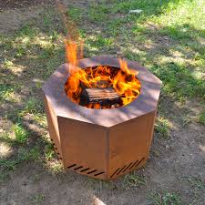 Drawing of dakota fire pit. Low Smoke Corten Steel Fire Pit With Lid Backyard Metal Firepit Patio Furniture For Sale Titan Great Outdoor Free Shipping