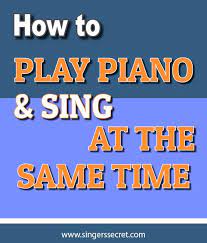 How To Play Piano And Sing At The Same Time Singer S Secret Nicola Milan Singing Lessons For Kids Singing Tips Singing