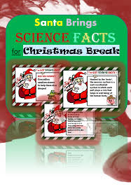Science Fact Cards For Christmas Break Science Facts Christmas Science Science
