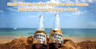 I found a link saying corona contains less than 20 ppm of gluten. Is Corona Gluten Free