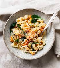 In a large skillet, melt butter over medium heat. Pumpkin Pasta In Parmesan Garlic Cream Sauce Recipe Silver Mushroom