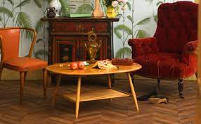 When restoring or refinishing an item, our aim is simply to maintain the beauty & integrity of the piece. Coffee Table Vintage Ercol Furniture Maker England 1950 50s Retro Deco Atomic Age