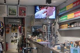 Bicycle shop in hong kong. A Cycle Shop That Smells Like Coffee