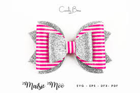 Download Bow Template Faux Leather Bow Svg Valentines Bow Svg