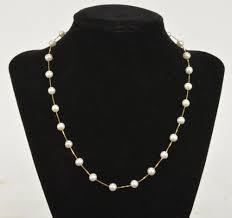 14k gold pearl necklace on alibaba.com are offered by reliable sellers and manufacturers who provide guarantees for the purity of the metal and value. Sold Price Vintage 14k Gold Pearl Necklace Designer I P S September 3 0120 6 00 Pm Edt
