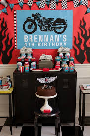 Motorcycle Birthday Party A Boy S Birthday Biker Rally Frog Prince Paperie Motorcycle Birthday Parties Motorcycle Birthday Motorcycle Party