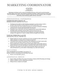 All coordinator, logistics resume samples have been written by expert recruiters. Marketing Coordinator Resume Sample How To Write Resume Genius