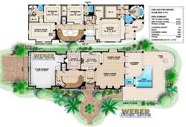 Cottage house plans for a french gothic style country house features a large kitchen, bay windows and back stairs. French Country House Plans French Countryside Home Floor Plans