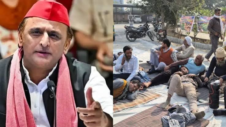 भाजपा जाएगी तभी खेती मुस्कुराएगी', हापुड़ में आलू किसानों की भूख हड़ताल के समर्थन में उतरे अखिलेश यादव - akhilesh yadav supports hapur potato farmers
