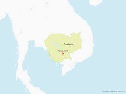 Geographic map of cambodia regional map of cambodia cambodia has an area of 181,035 square kilometres (69,898 square campuchia. Vector Map Of Cambodia Free Vector Maps