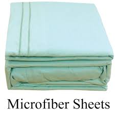 Light Blue Microfiber Sheets Queen Size Deep Pocket
