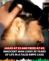 A viral video showing Vishnu Tiwari breaking down after his release has stirred widespread outrage online. Jailed at just 23 in a false r*pe case, Tiwari spent over 20 years in prison before walking ...